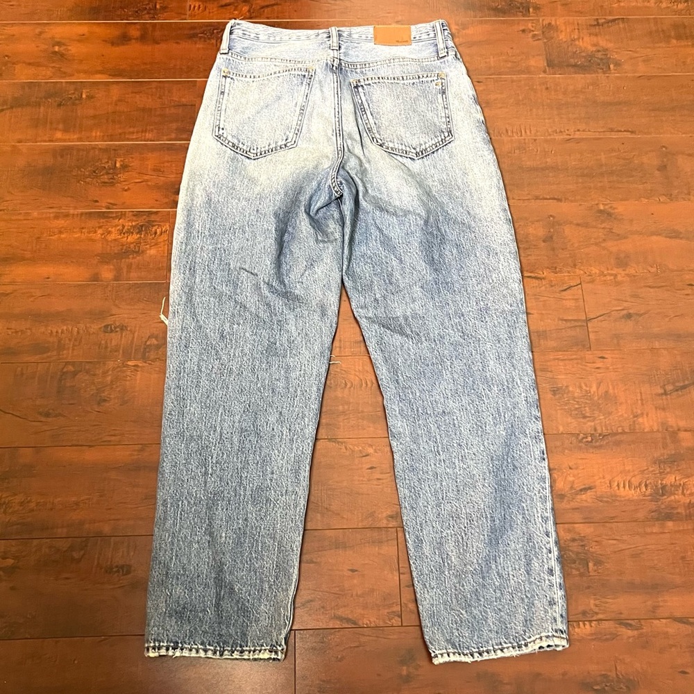 MADEWELL Denim The DadJean Duane Wash Ripped Edition Jeans Loose Fit Size 26 - Picture 6 of 12